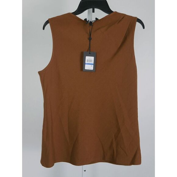 DKNY Women's Petites Mixed Media Casual Blouse PXL - Picture 3 of 8